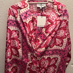 Alex & Parke Pink Patterned Lounge set